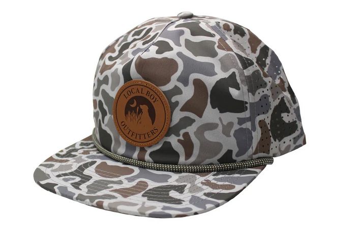 Local Boy Leather Patch Perforated LP Rope Hat Localflage