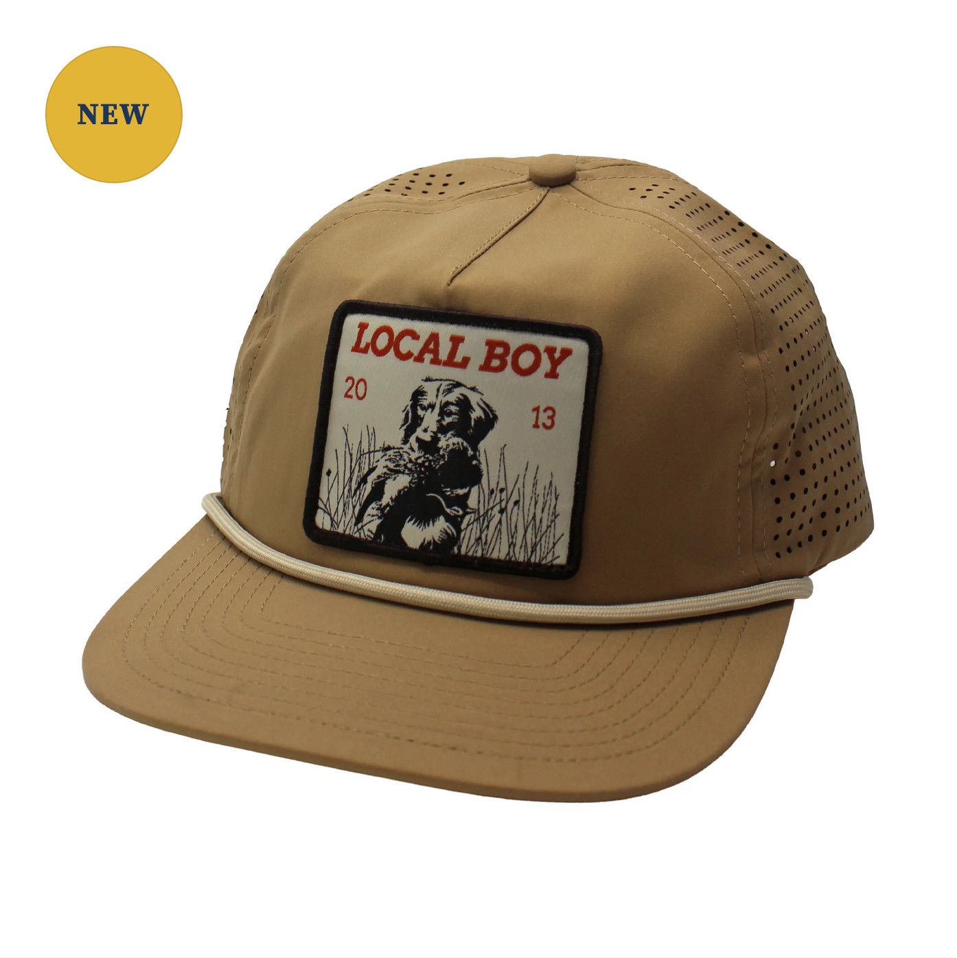 Local Boy Golden Hour Perf LP Tan Rope Hat