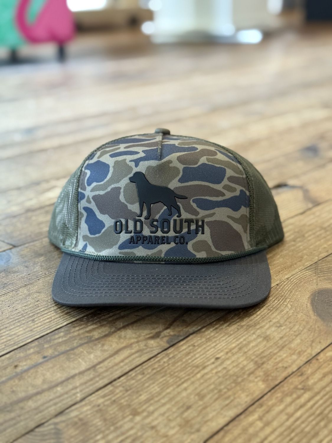 Old South Dog Outline Thicket Camo Hat
