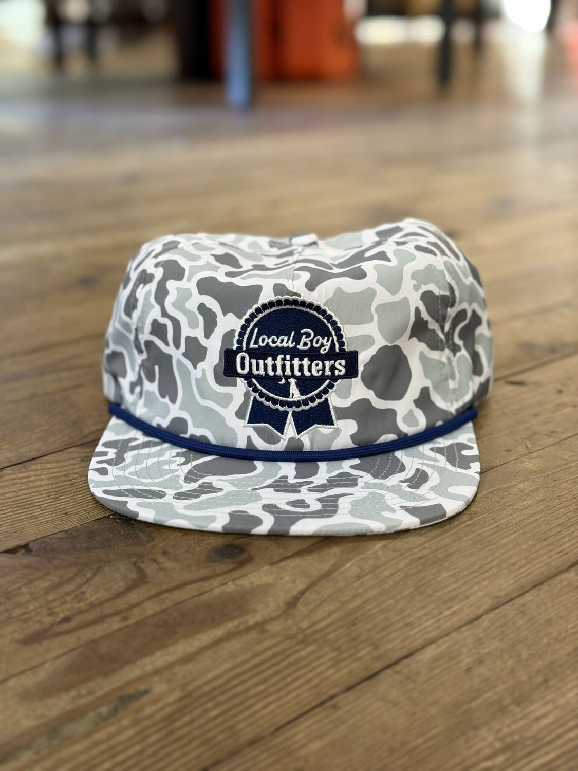 Local Boy Blue Ribbon LP Hat White Localflage