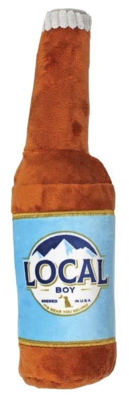Local Boy Busch Latte Bottle Dog Toy