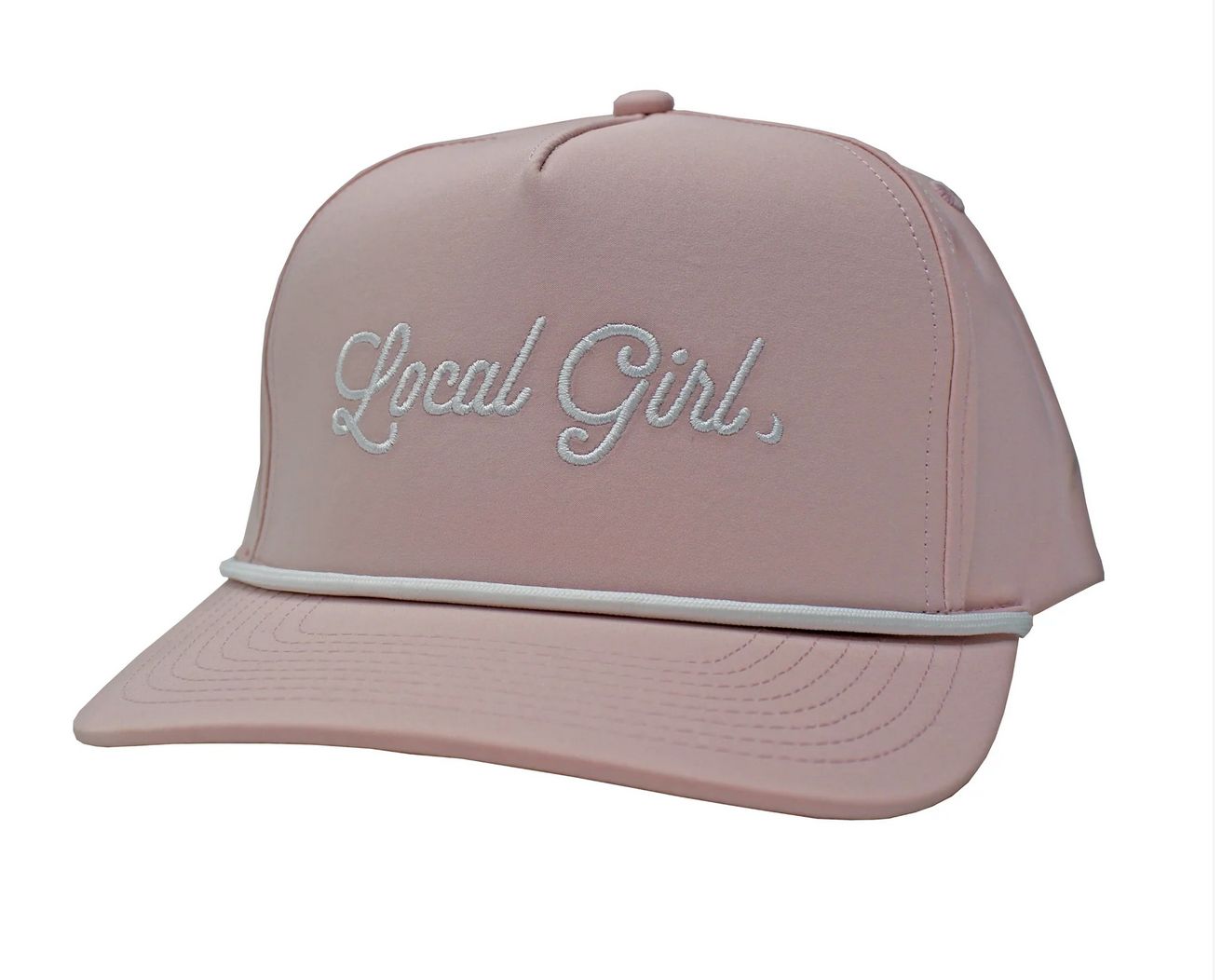 Local Girl Moon Rope Hat Rose Quartz