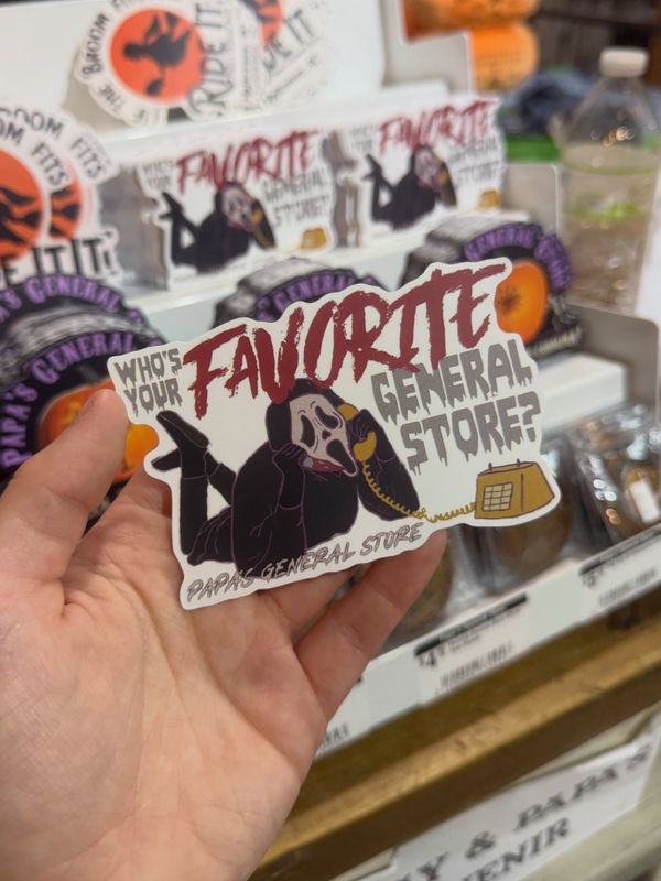 Favorite General Store Ghost Face Sticker