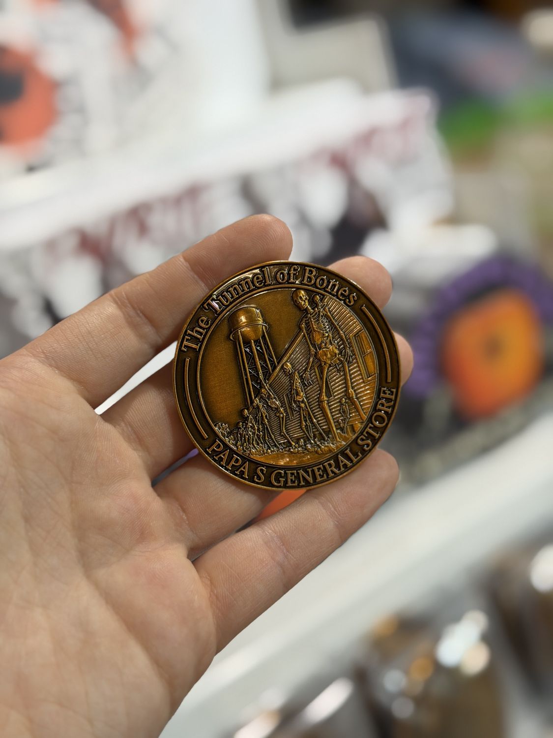 Tunnel Of Bones Halloween Coin