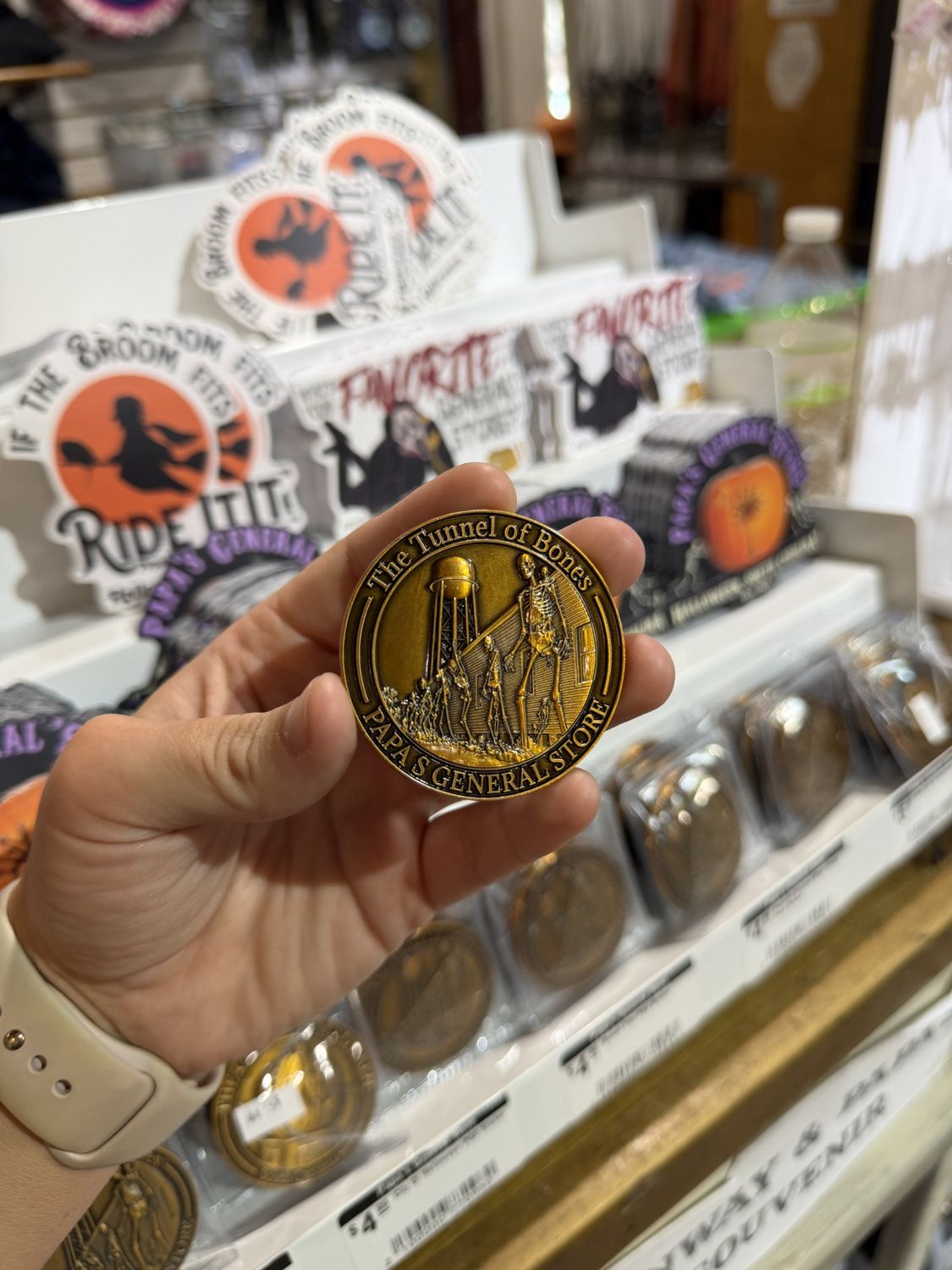 Tunnel Of Bones Halloween Coin