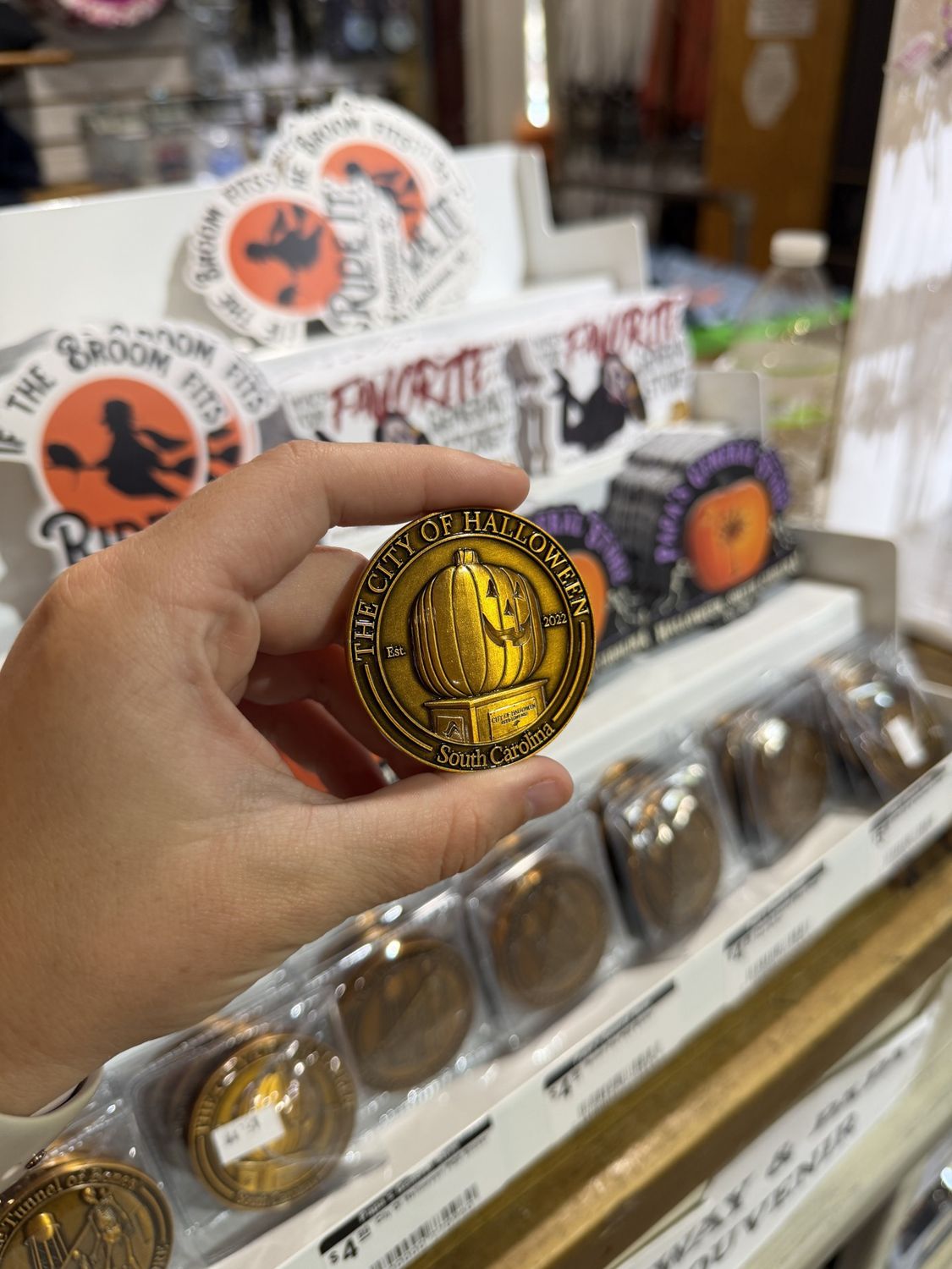 Tunnel Of Bones Halloween Coin