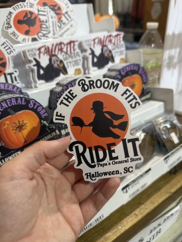 Broom Fits PGS Sticker