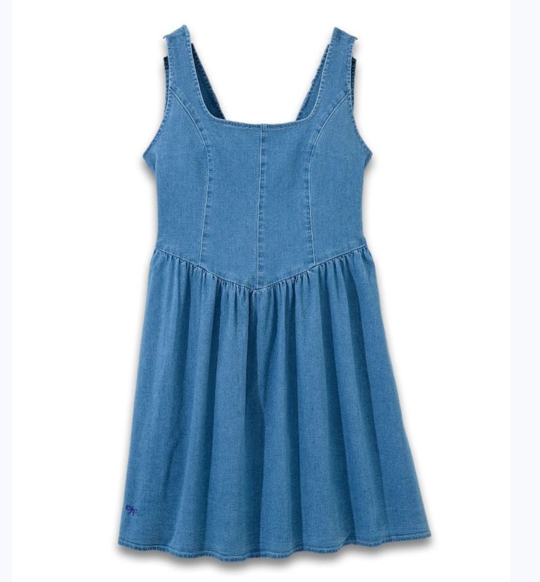 Simply Southern Dress Baby Blue Bow Denim