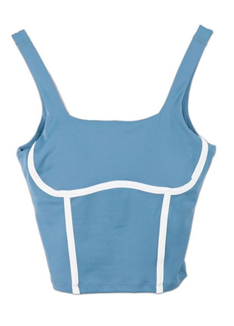 Simply Southern Sports Bra Seamed Dark Blue