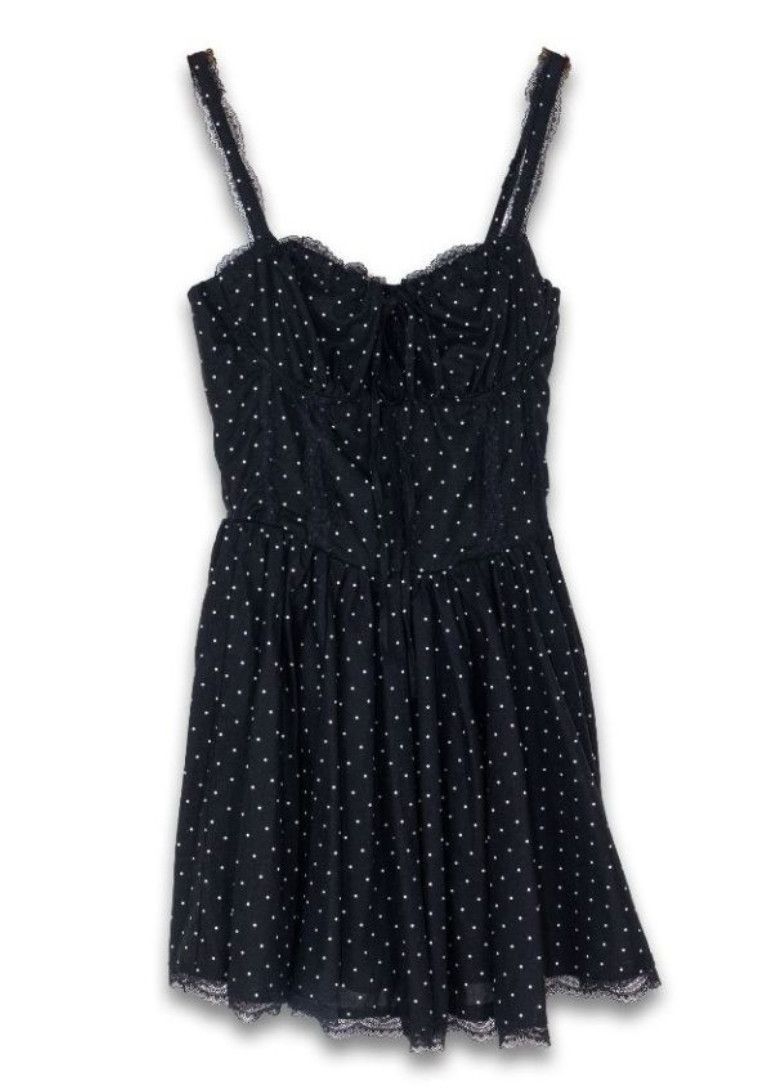 Simply Southern Dress Dots Black