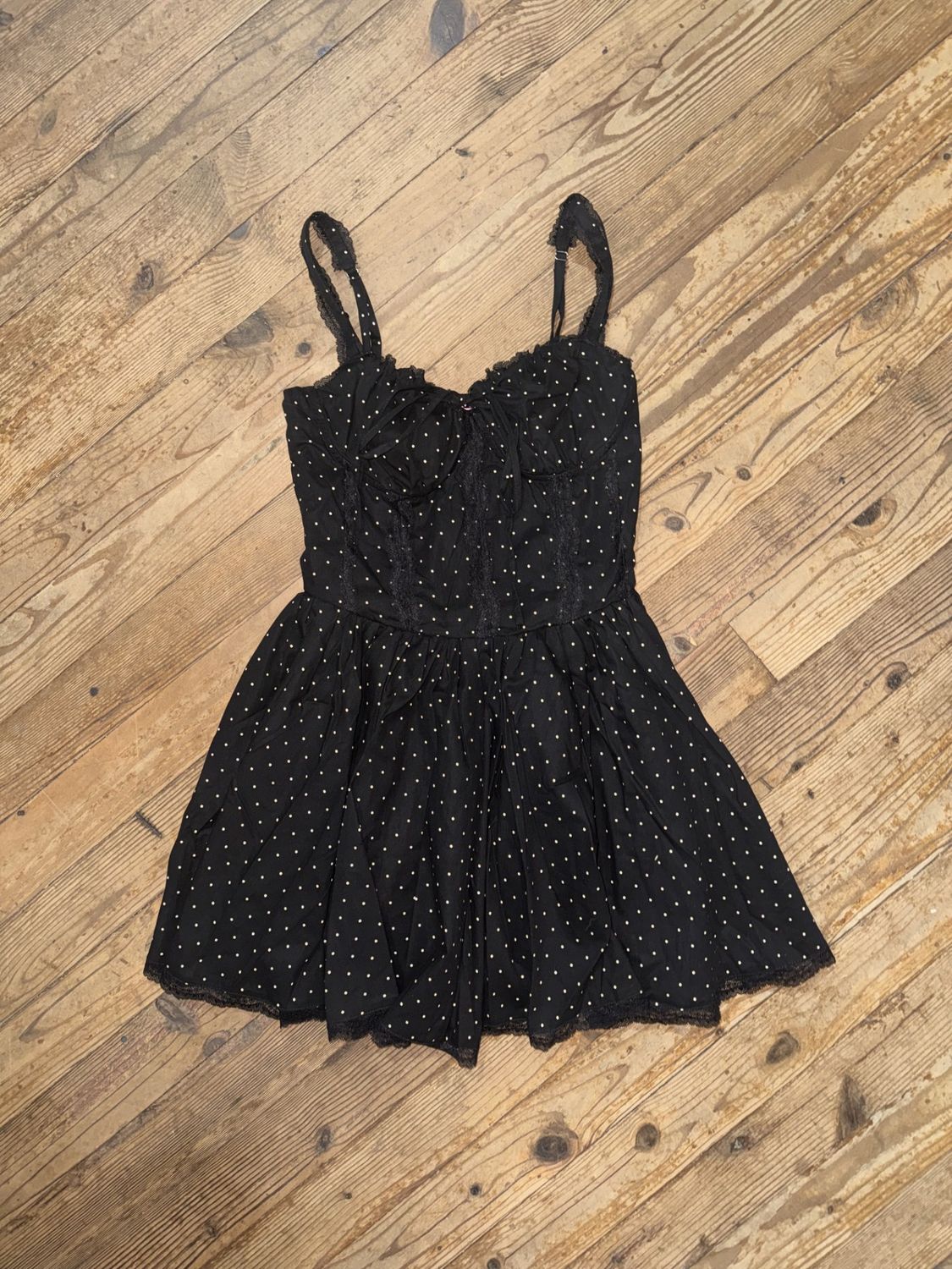 Simply Southern Dress Dots Black