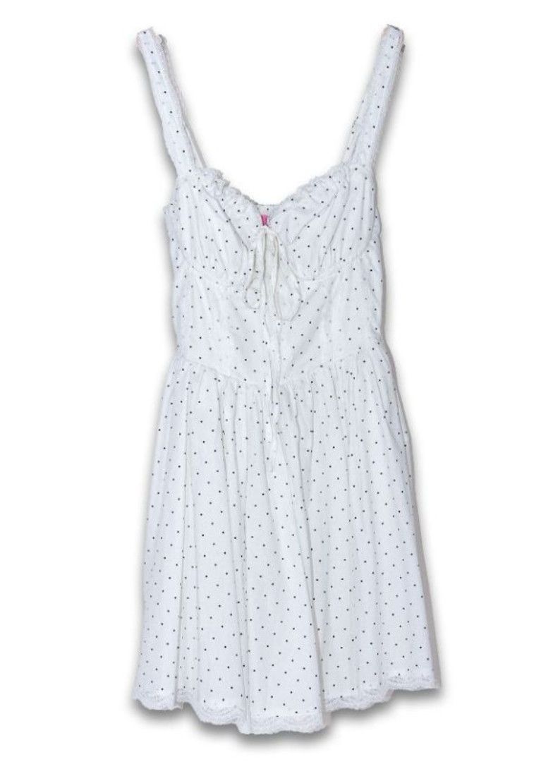 Simply Southern Dress Dots White