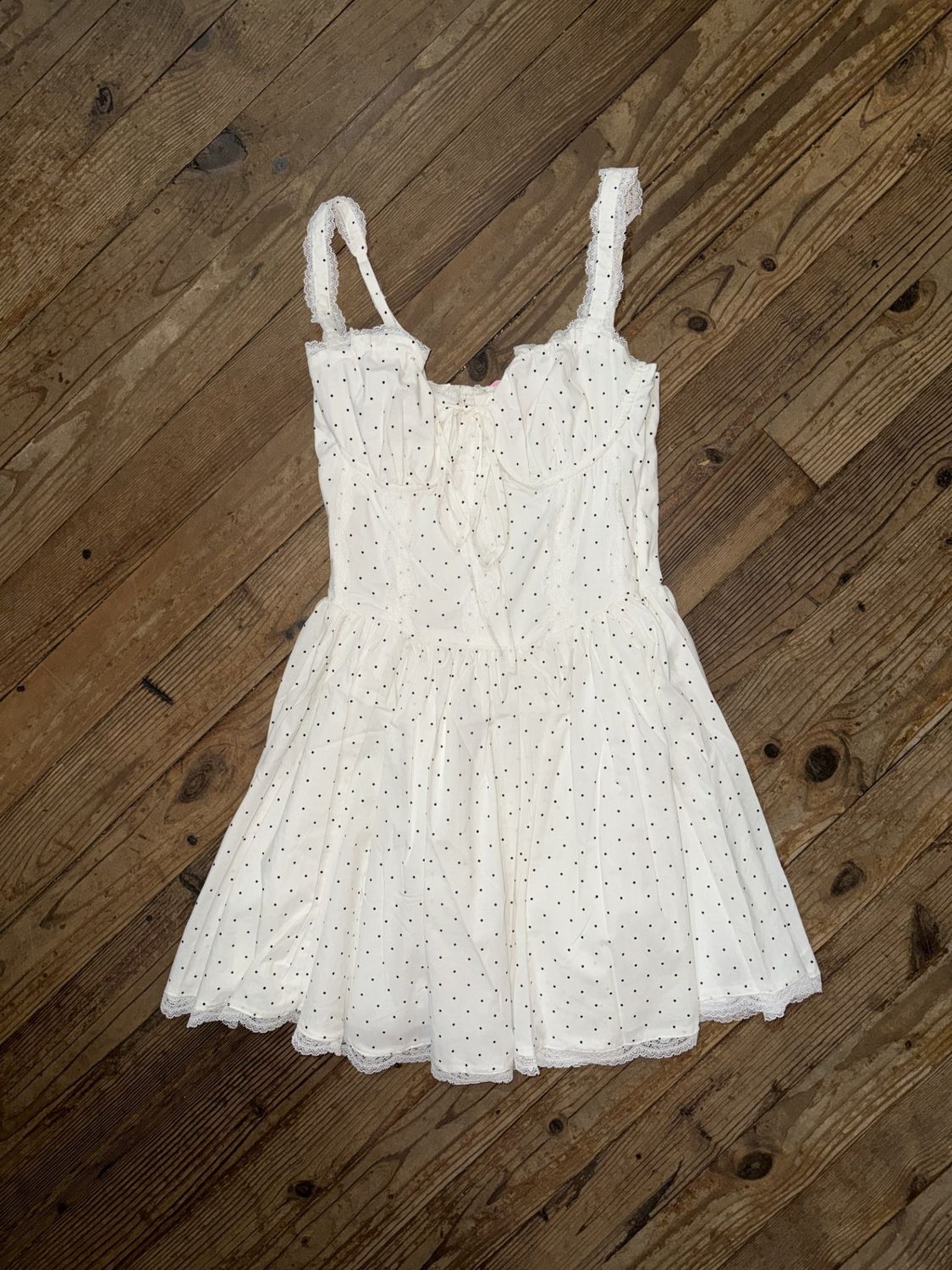 Simply Southern Dress Dots White