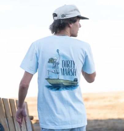 DM Skelly With Da Speaker Chambray Tee