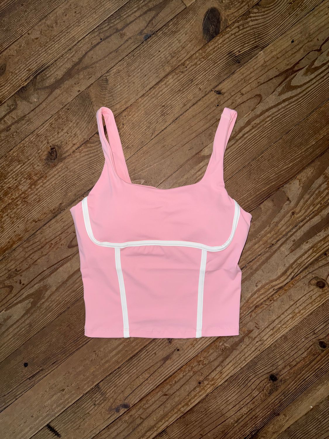 Simply Southern Sports Bra Seamed Orchid