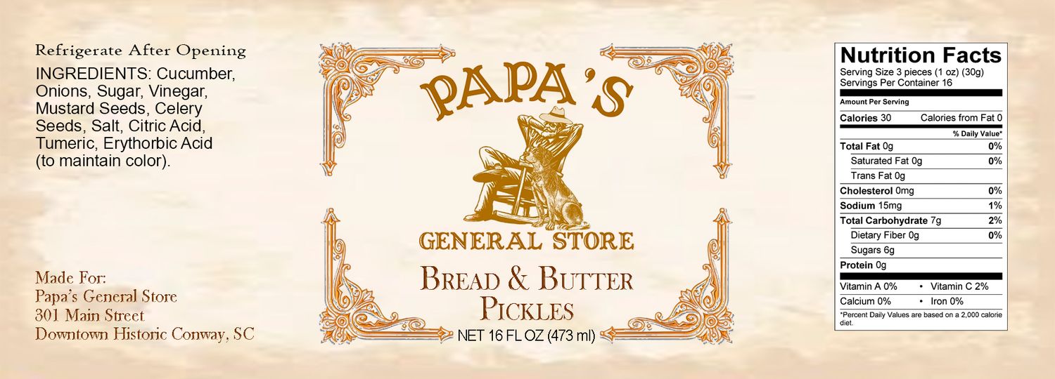 Bread &amp; Butter Pickles