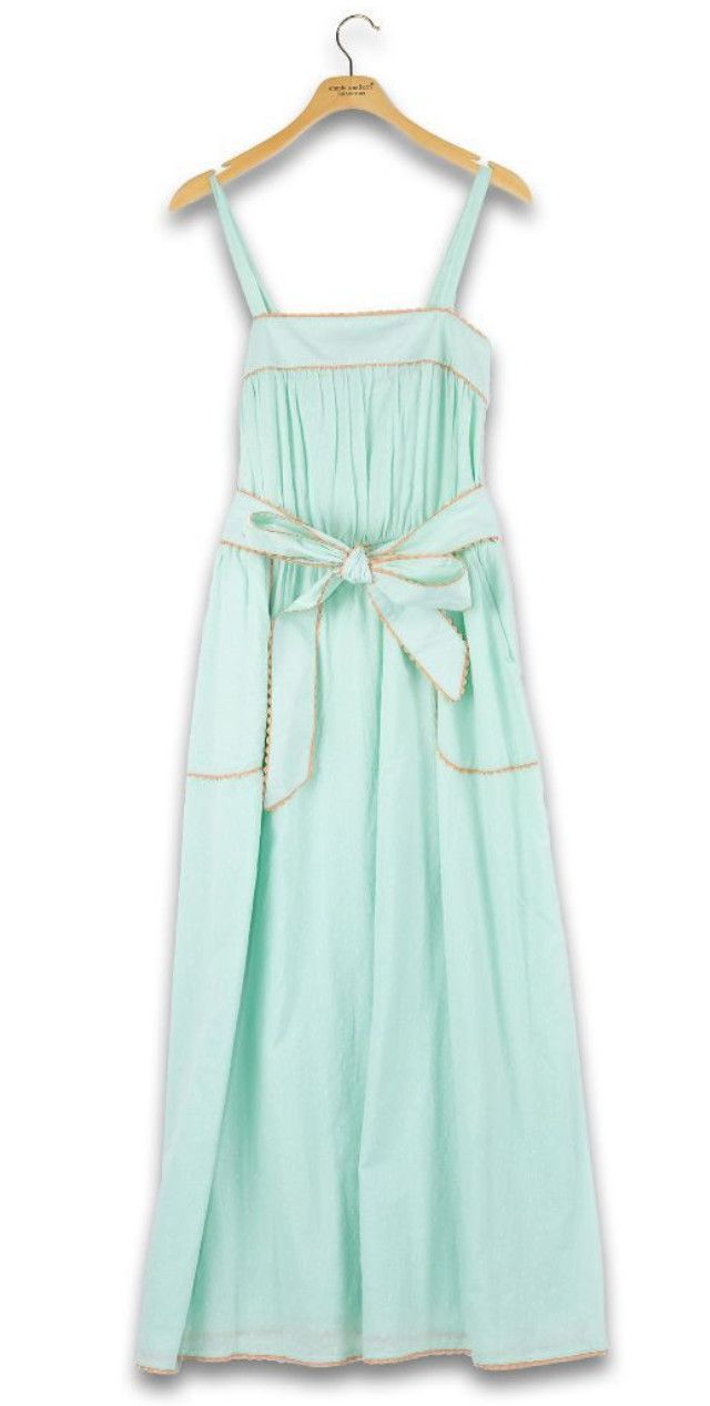 Simply Southern Ric Rac Mint Dress