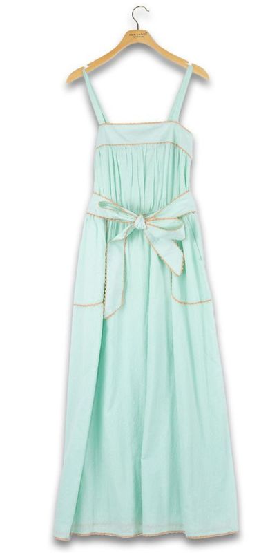 Simply Southern Ric Rac Mint Dress