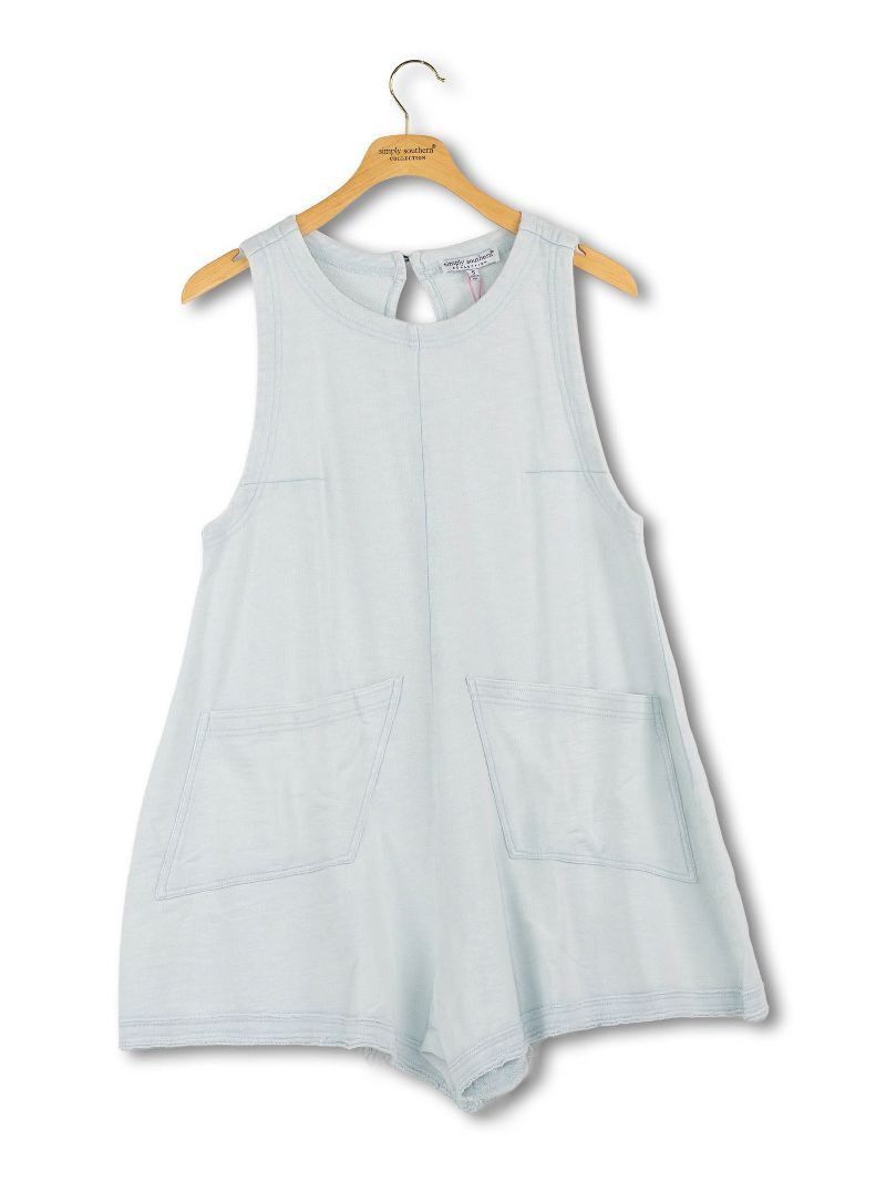 Simply Southern Washed Mist Pocket Romper