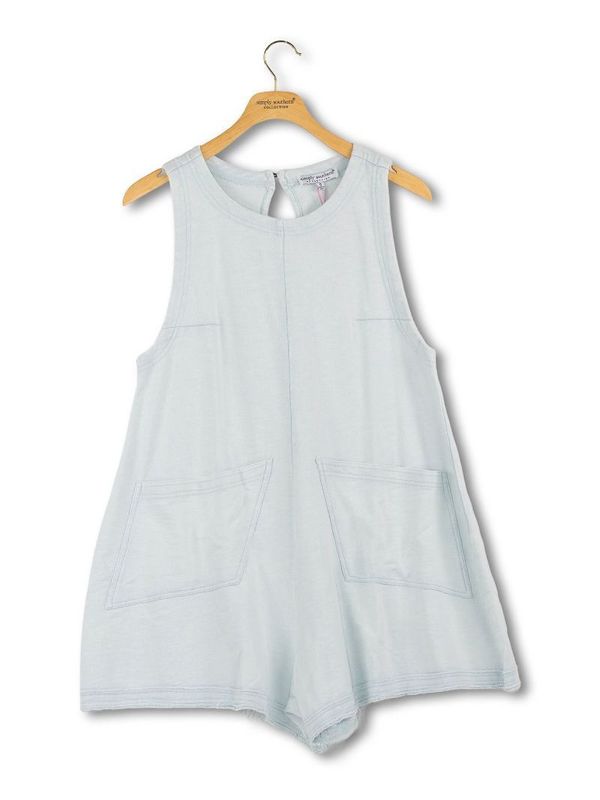 Simply Southern Washed Mist Pocket Romper