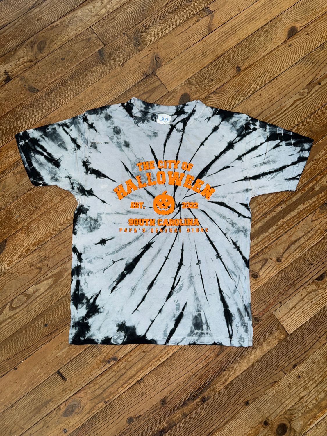 The City of Halloween Adult Tie Dye Tee