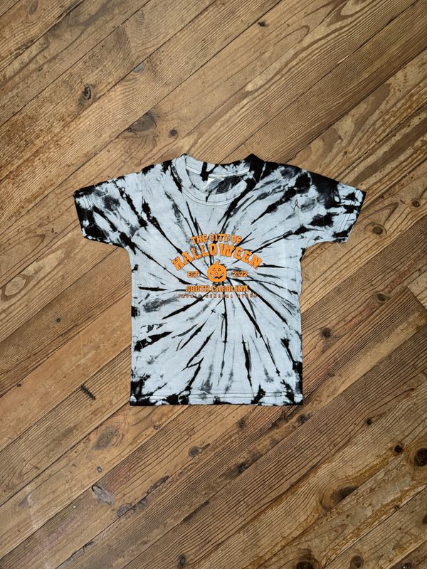 The City Of Halloween Toddler Tie Dye Tee