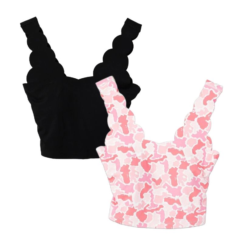 Simply Southern Scalloped Sports Bra