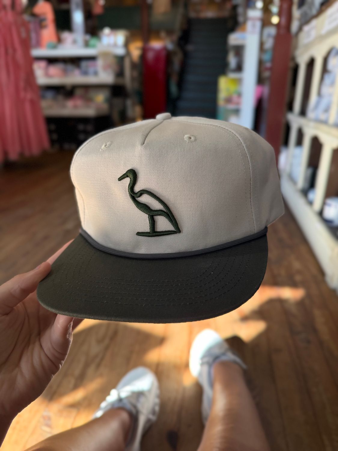 DM Heron Embroidered Lowcountry Rope Hat