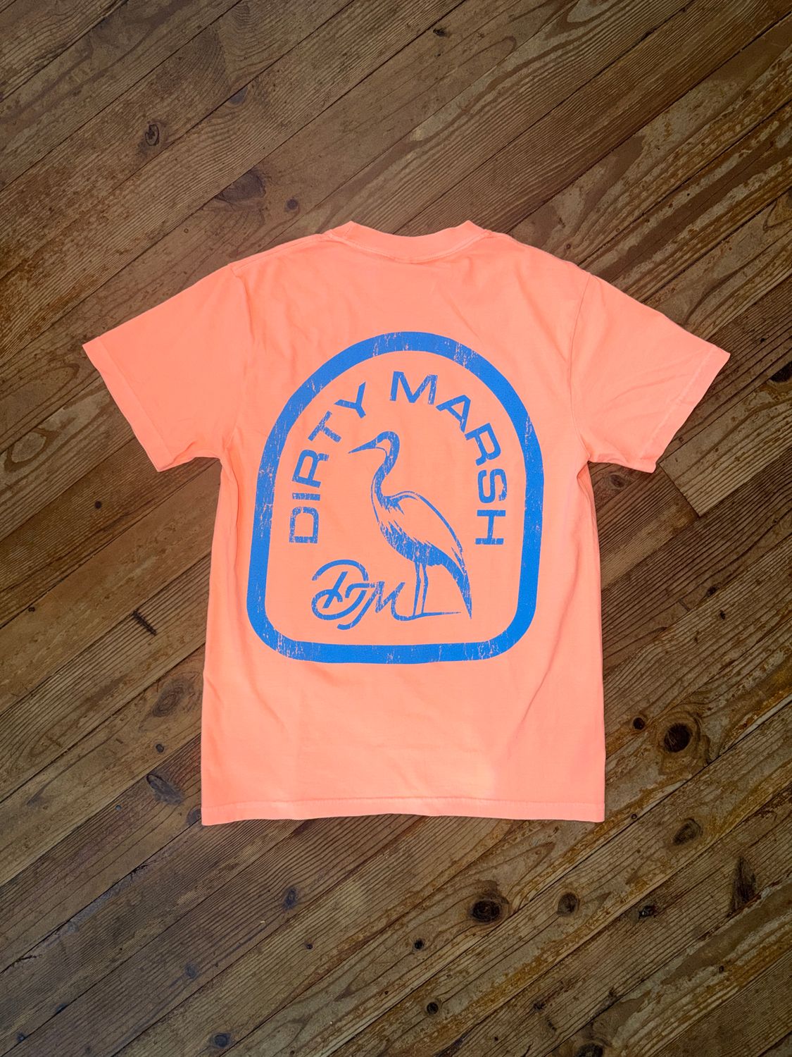 Tombstone Neon Cantaloupe DM Logo Tee