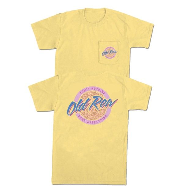 Circle Logo Pocket Tee Butter