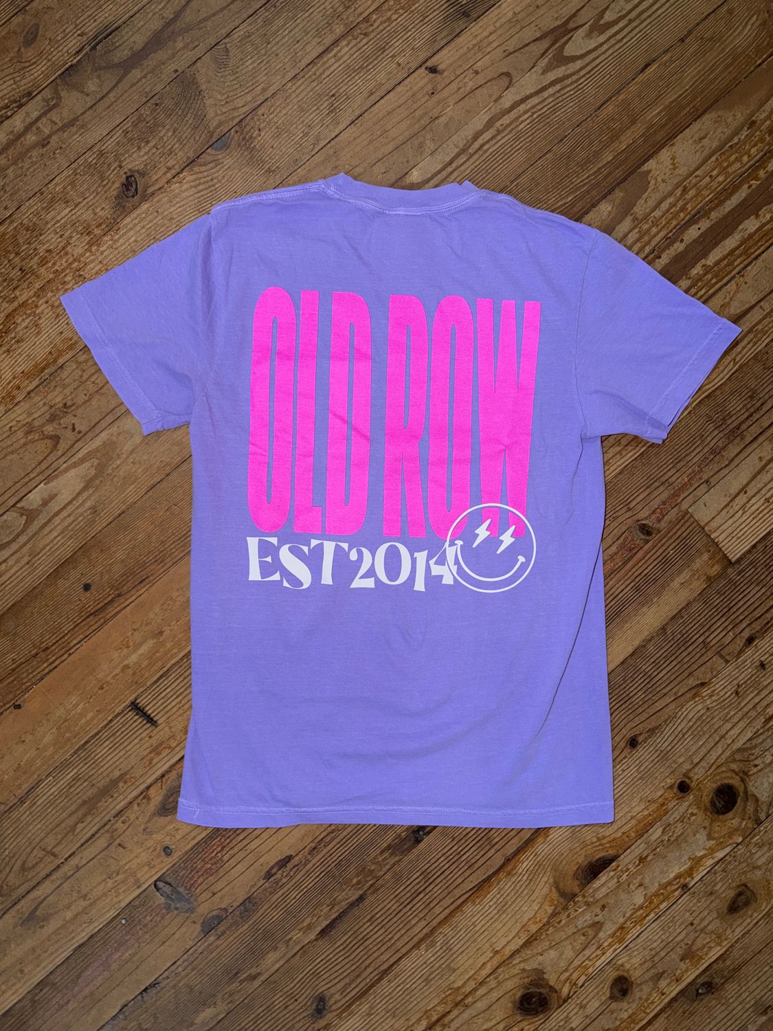 Old Row Chicks Pocket Tee Violet