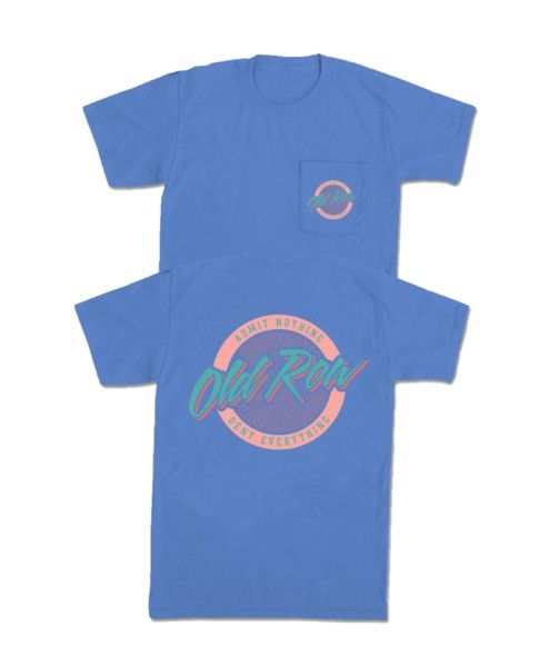 Circle Logo Pocket Tee Mystic Blue