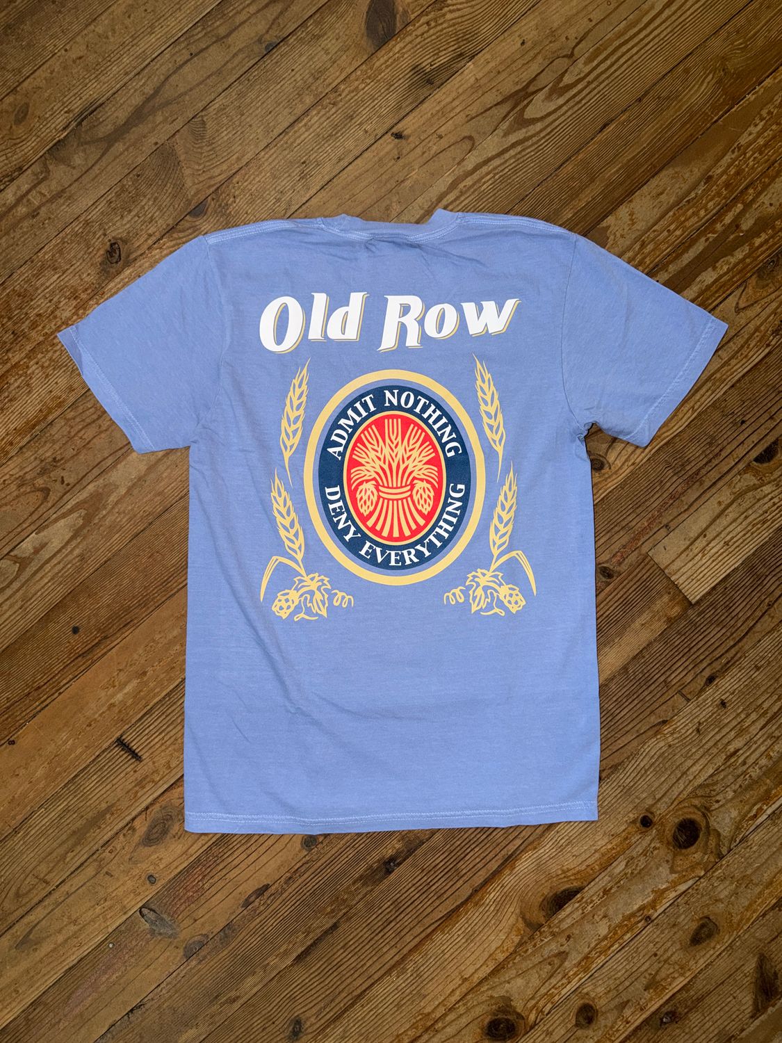 Old Row Retro Can Pocket Tee Light Blue
