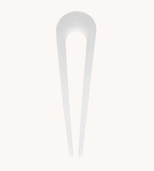French Hair Pin Coconut White - One Size