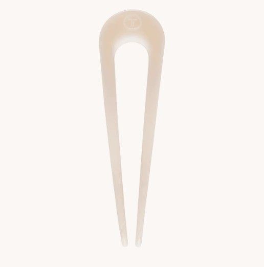 French Hair Pin Almond Beige - One Size