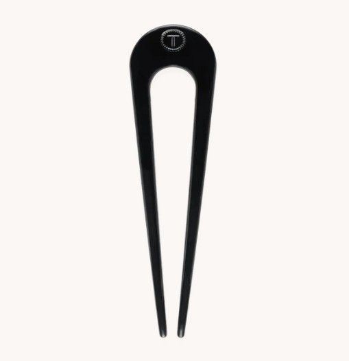 French Hair Pin Jet Black - One Size