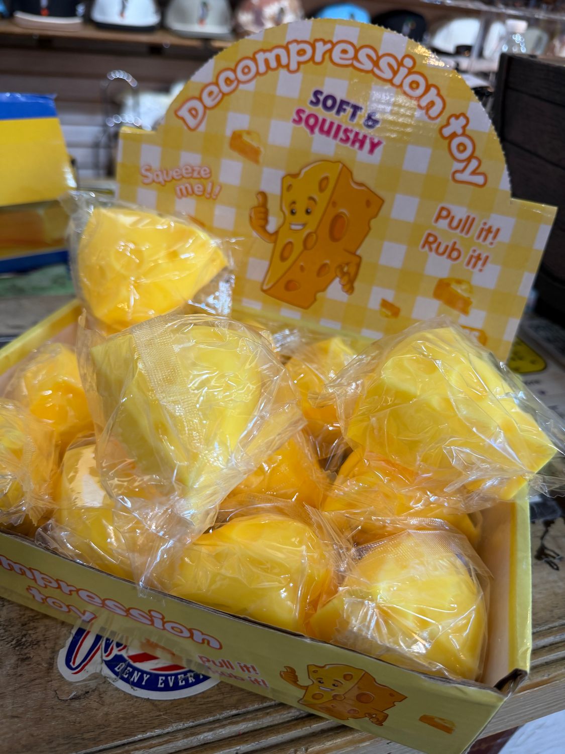 Baby Cheese Slice Triangle Squishy