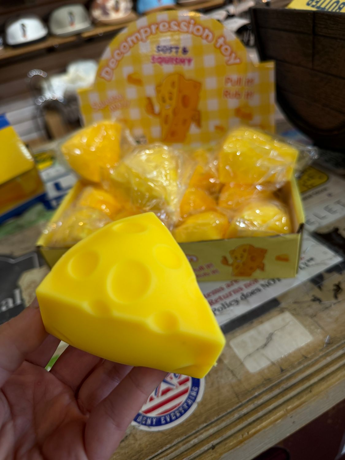 Baby Cheese Slice Triangle Squishy