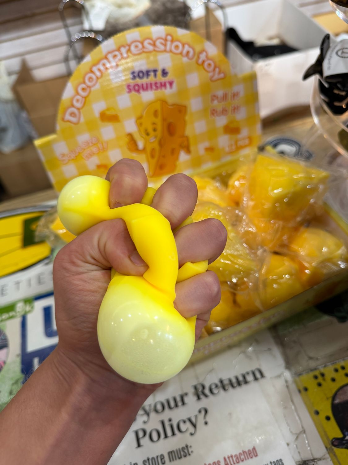 Baby Cheese Slice Triangle Squishy