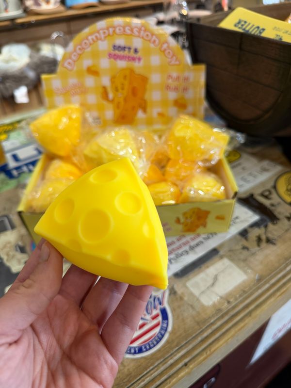 Baby Cheese Slice Triangle Squishy