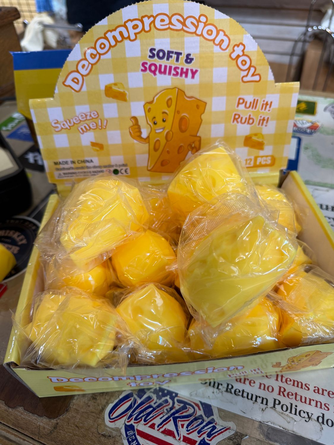 Baby Cheese Slice Triangle Squishy