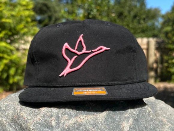 Pink Icon Grandpa Black Rope Hat