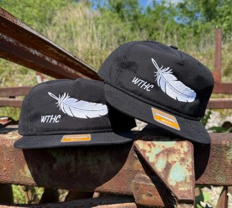 WT The Feather Black Rope Hat