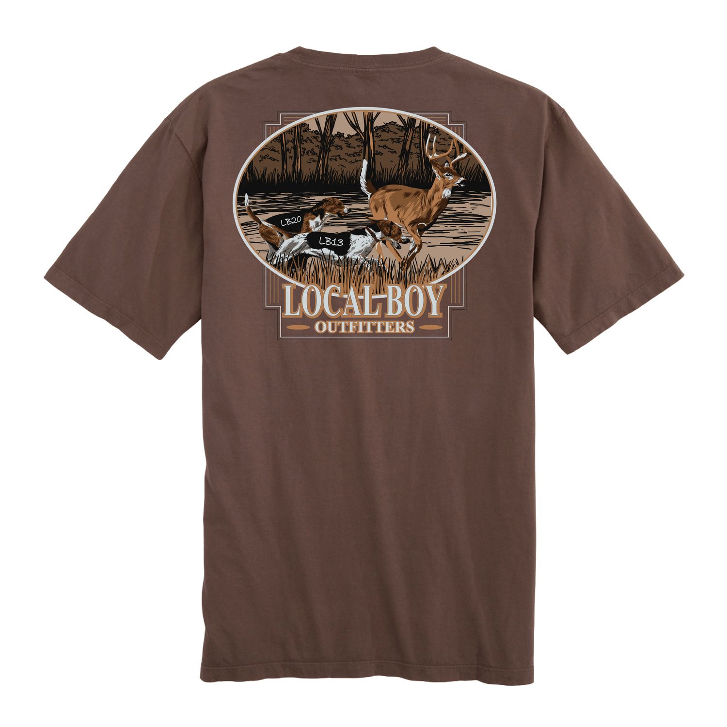 Deer Drive Espresso Tee