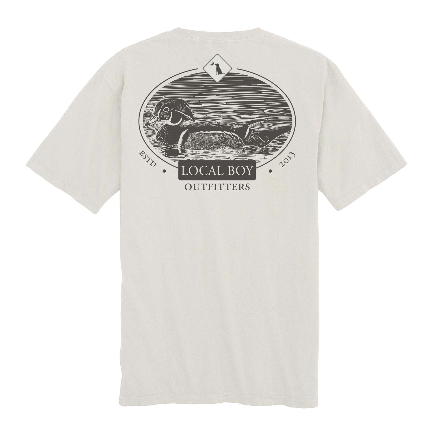 Wood Cut Silver Tee