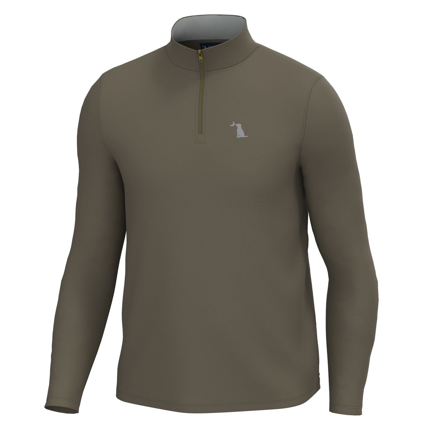 Bentley Quarter-Zip Dark Tan