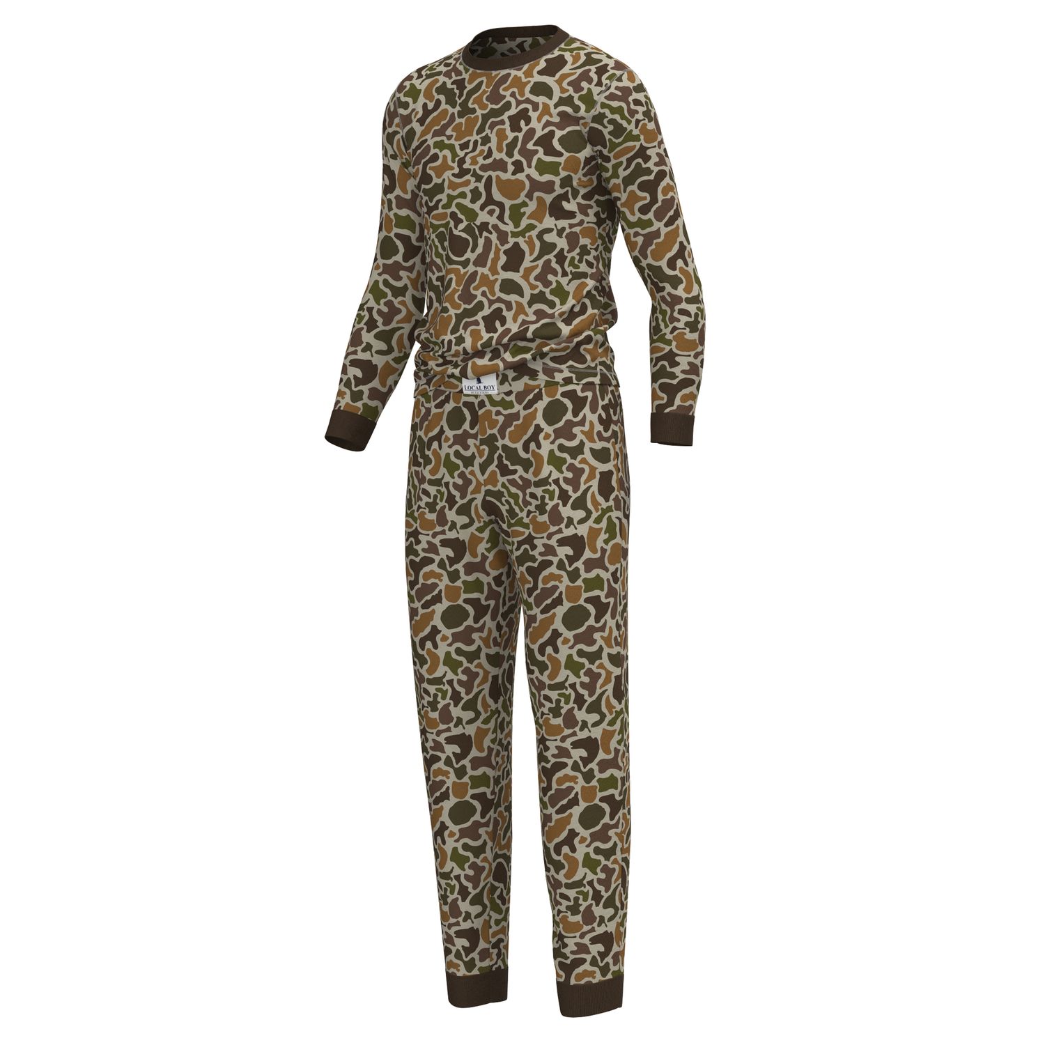 Toddler Rib Pajama Set Localflage Vintage 