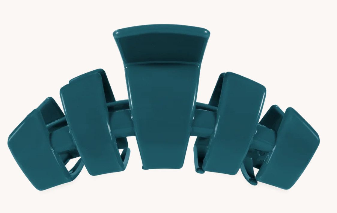Classic Teal Claw Clip Medium