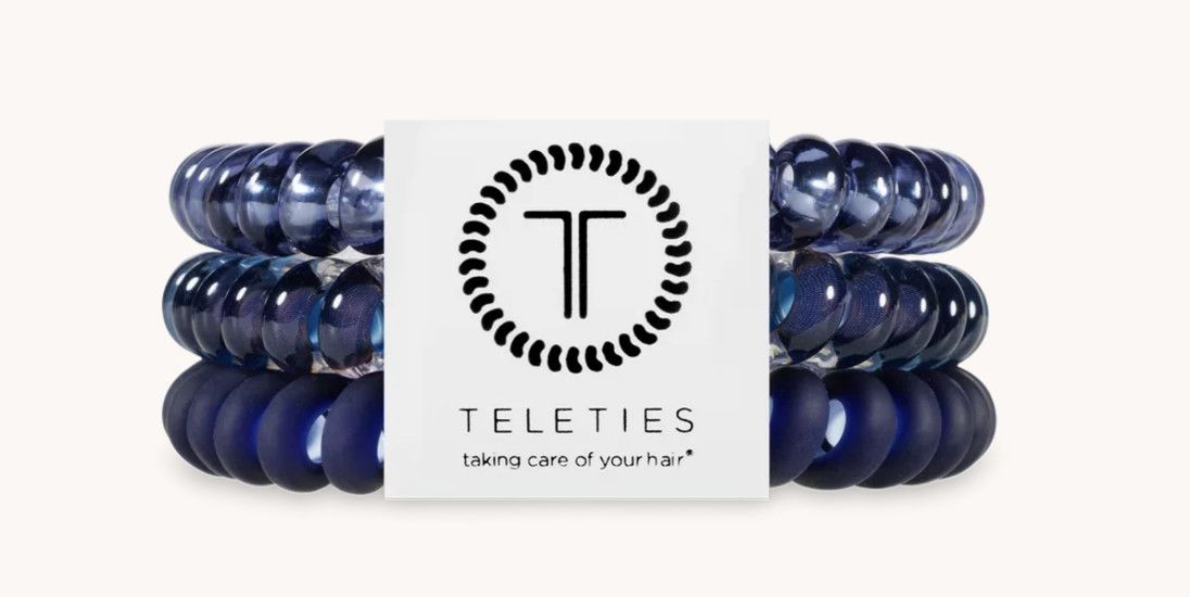 Nightfall Navy Hair Tie Small