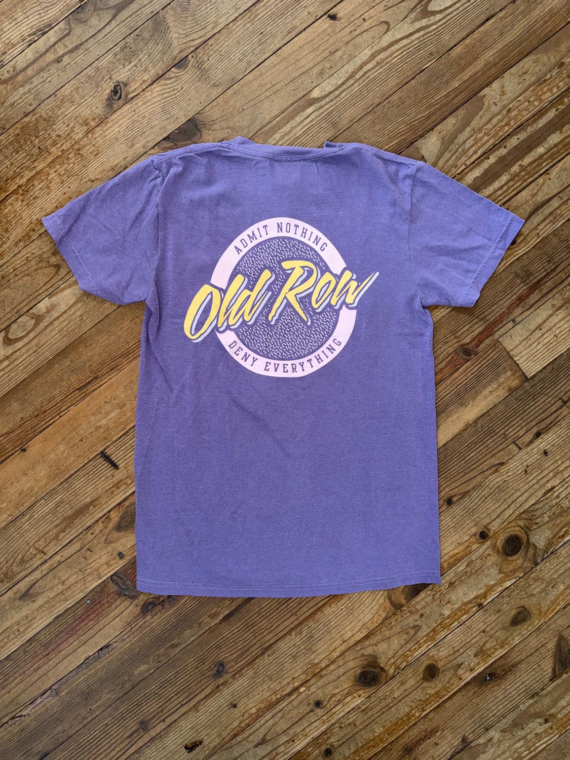 Circle Logo Pocket Tee Grape